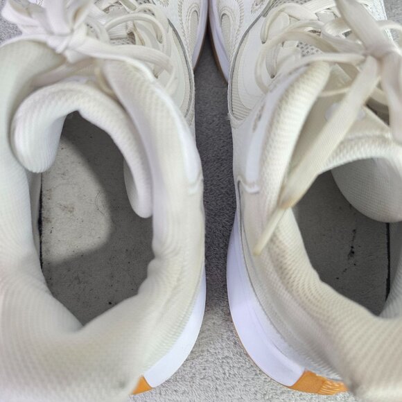 Mens Nike White & Gum Sole Fly By Mid 2 Basketball Shoes CU3503-100 Size 14 - Picture 6 of 8